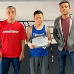 Teen's Boxing Student of the Month Patrick Martinez