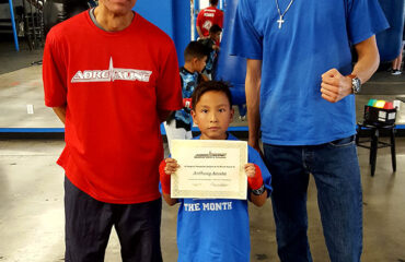 Student of the month - Anthony Acosta - Boxing