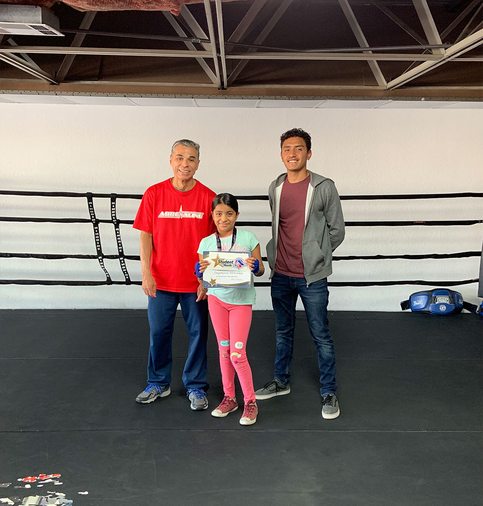 Kid's Boxing Student of the Month